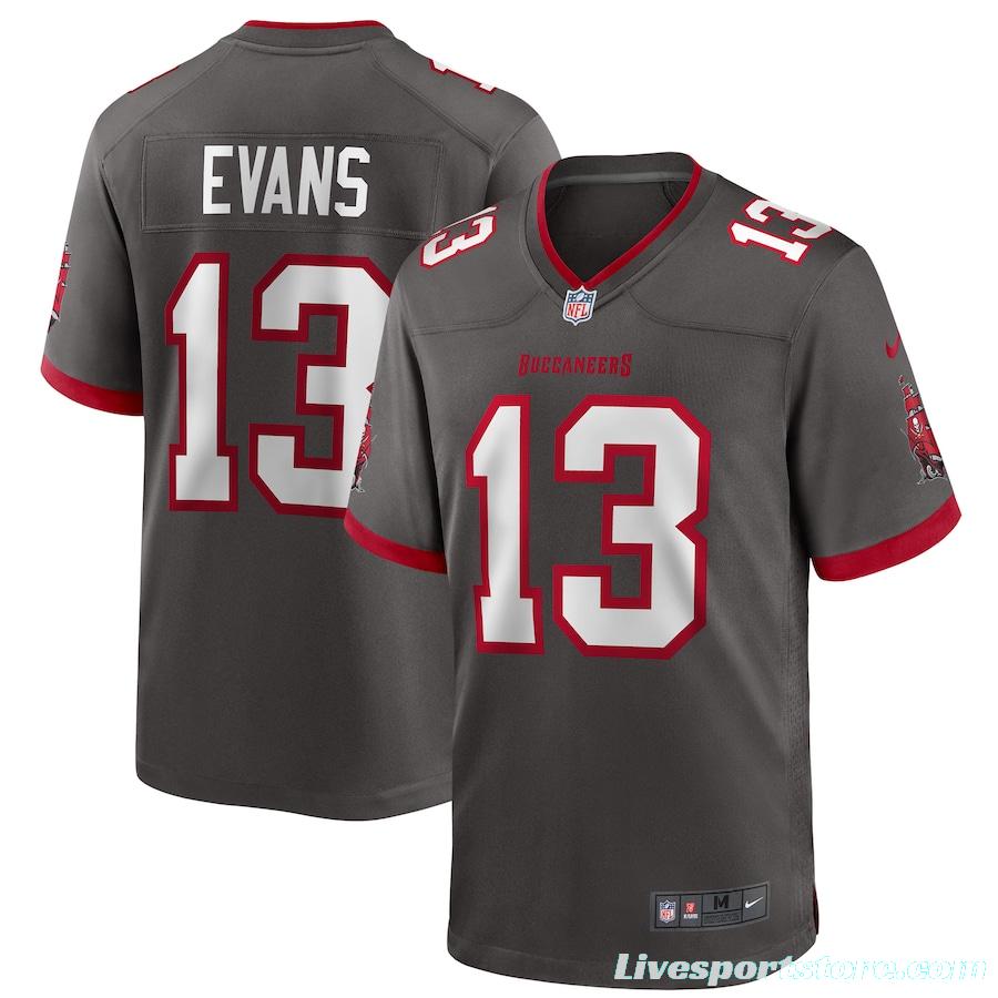 Men's Mike Evans Pewter Alternate Player Limited Team Jersey