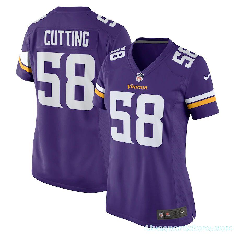 Women's Austin Cutting Purple Player Limited Team Jersey