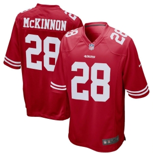 Men's Jerick McKinnon Scarlet Player Limited Team Jersey