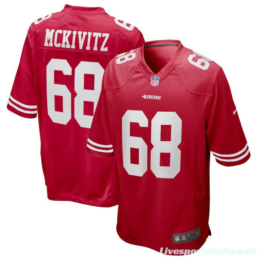 Men's Colton McKivitz Scarlet Player Limited Team Jersey