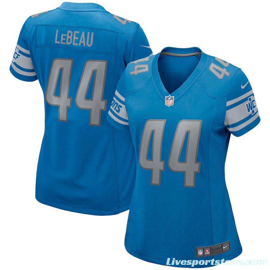 Women's Dick LeBeau Blue Retired Player Limited Team Jersey