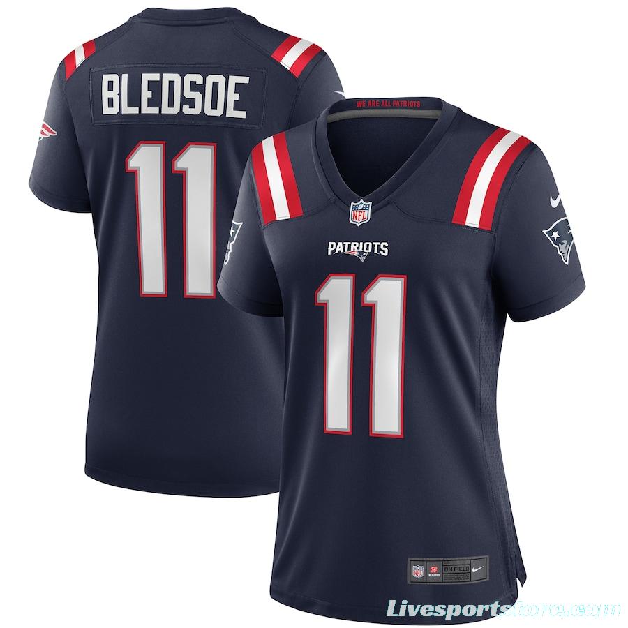 Women's Drew Bledsoe Navy Retired Player Limited Team Jersey