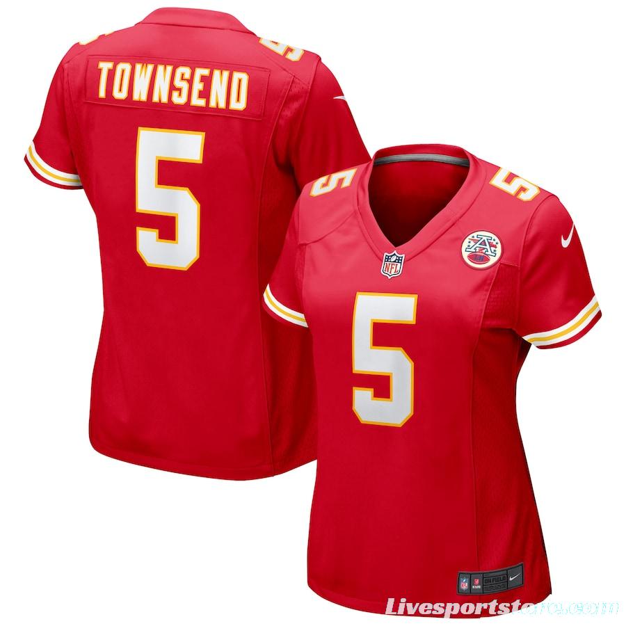 Women's Tommy Townsend Red Player Limited Team Jersey