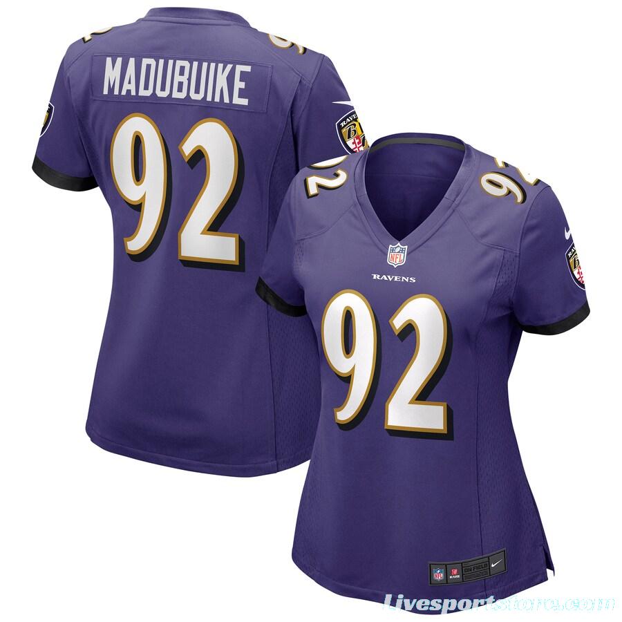 Women's Justin Madubuike Purple Player Limited Team Jersey