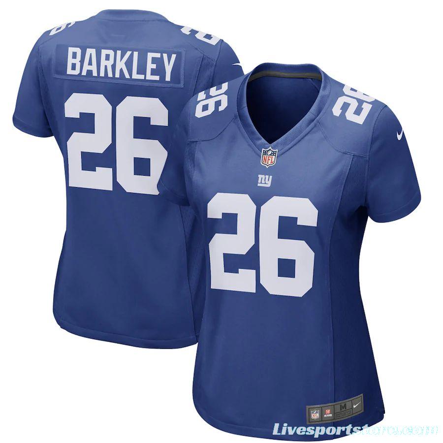 Women's Saquon Barkley Royal Player Limited Team Jersey