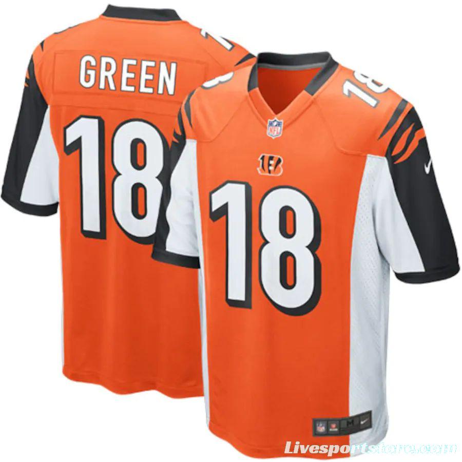 Youth AJ Green Orange Alternate Player Limited Team Jersey