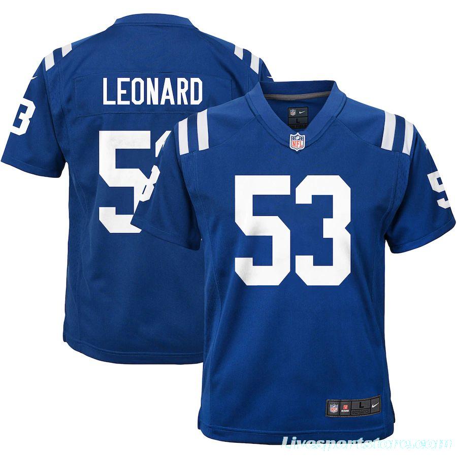 Youth Darius Leonard Player Limited Team Jersey - Royal