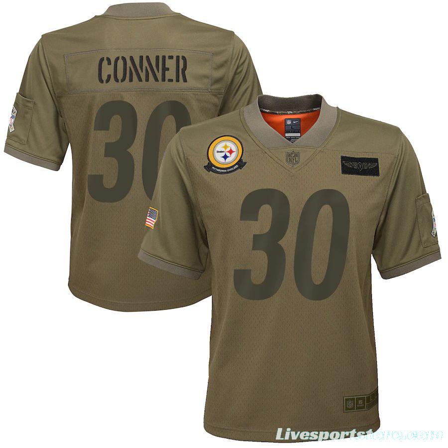 Men's James Conner Olive 2019 Salute to Service Player Limited Team Jersey