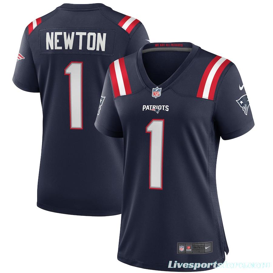 Women's Cam Newton Navy Player Limited Team Jersey