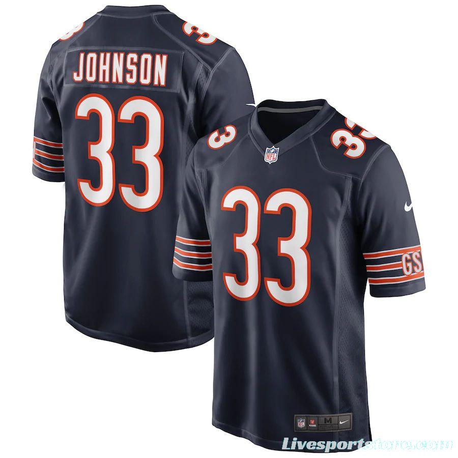 Men's Jaylon Johnson Navy Player Limited Team Jersey