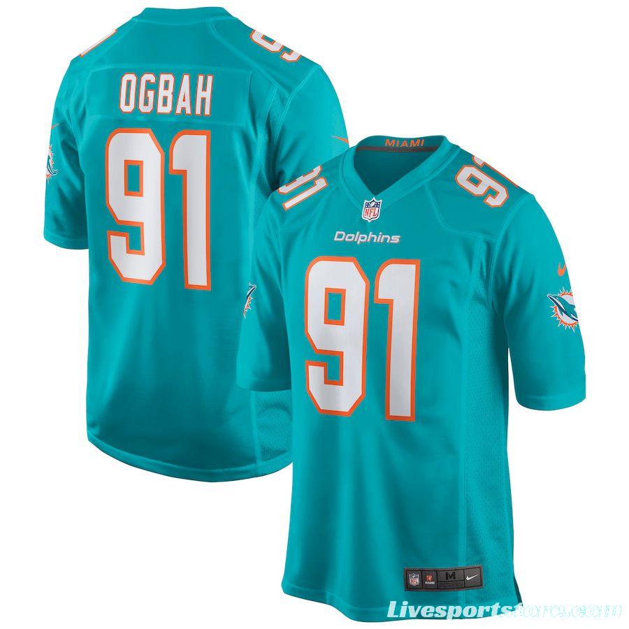 Men's Emmanuel Ogbah Aqua Player Limited Team Jersey