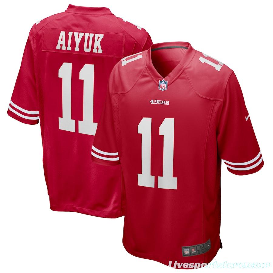 Men's Brandon Aiyuk Scarlet Player Limited Team Jersey