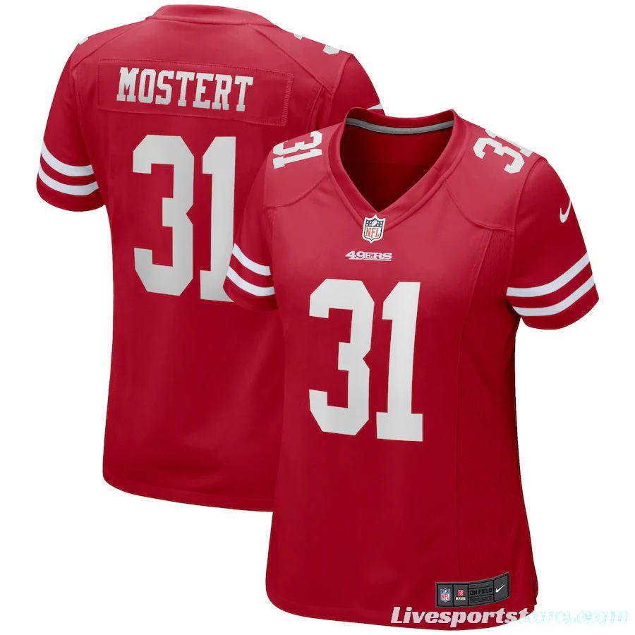 Women's Raheem Mostert Red Player Limited Team Jersey