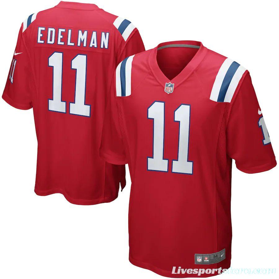 Youth Julian Edelman Red Youth Alternate Player Limited Team Jersey