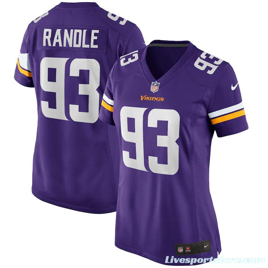 Women's John Randle Purple Retired Player Limited Team Jersey