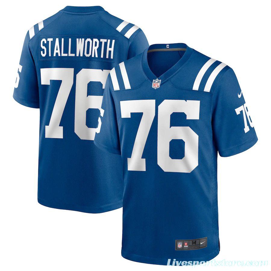 Men's Taylor Stallworth Royal Player Limited Team Jersey