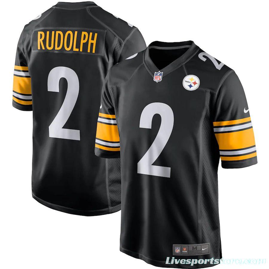 Men's Mason Rudolph Black Player Limited Team Jersey