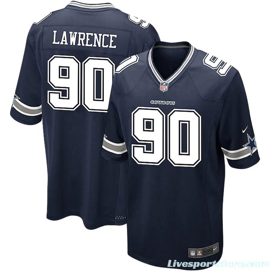 Men's Demarcus Lawrence Navy Player Limited Team Jersey