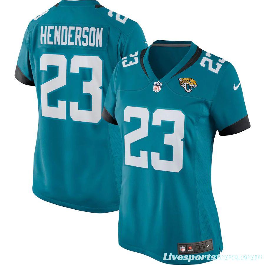 Women's CJ Henderson Teal Player Limited Team Jersey