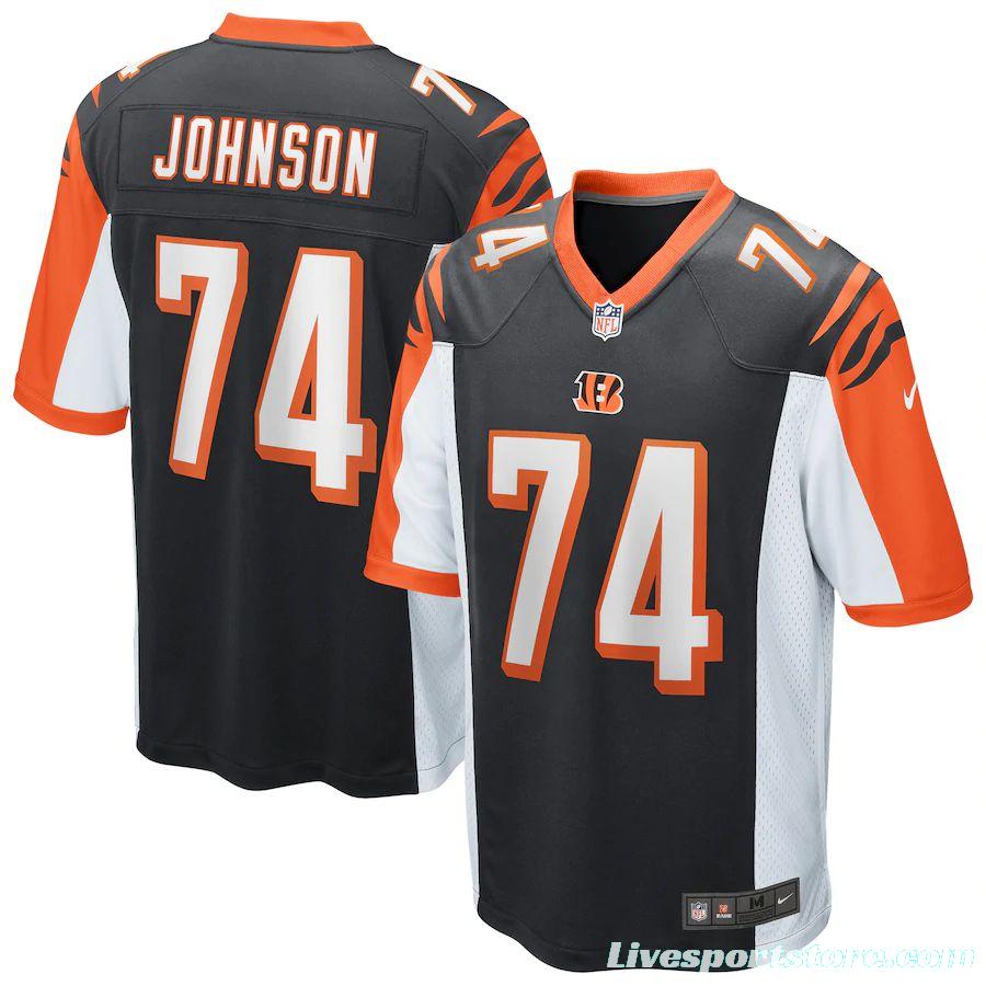 Men's Fred Johnson Black Player Limited Team Jersey