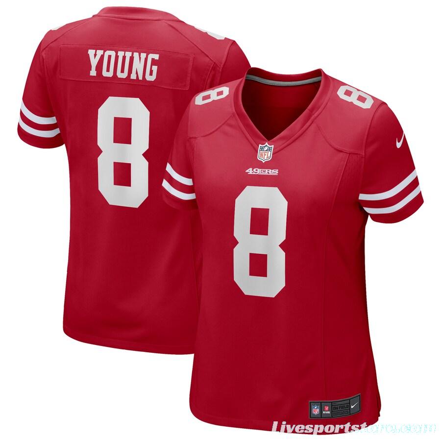 Women's Steve Young Scarlet Retired Player Limited Team Jersey