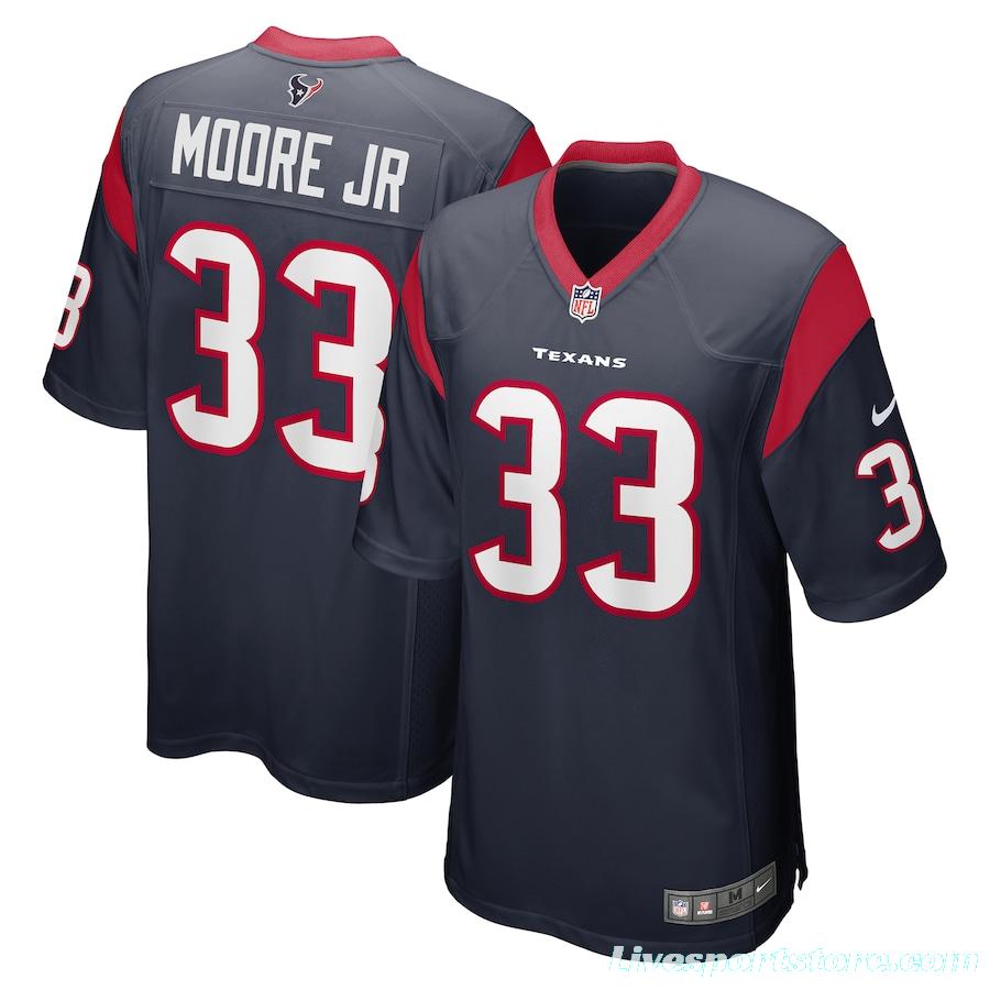 Men's A.J. Moore Jr. Navy Player Limited Team Jersey