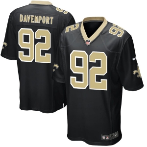 Men's Marcus Davenport Black Player Limited Team Jersey