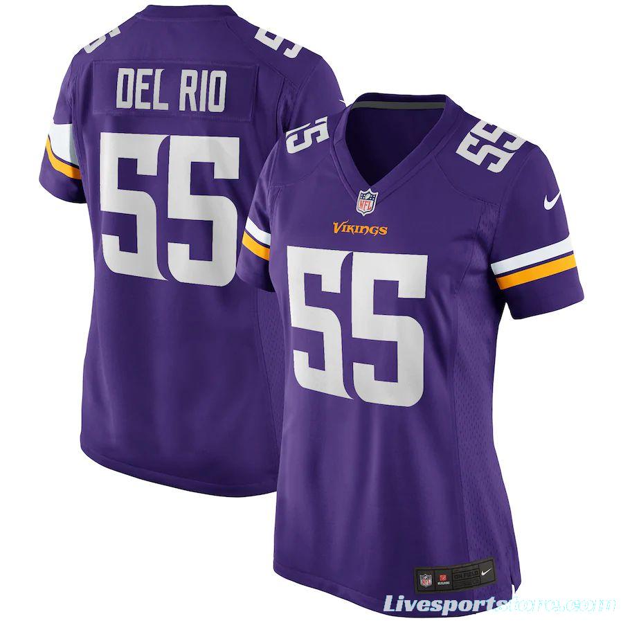 Women's Jack Del Rio Purple Retired Player Limited Team Jersey