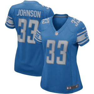 Women's Kerryon Johnson Blue Player Limited Team Jersey