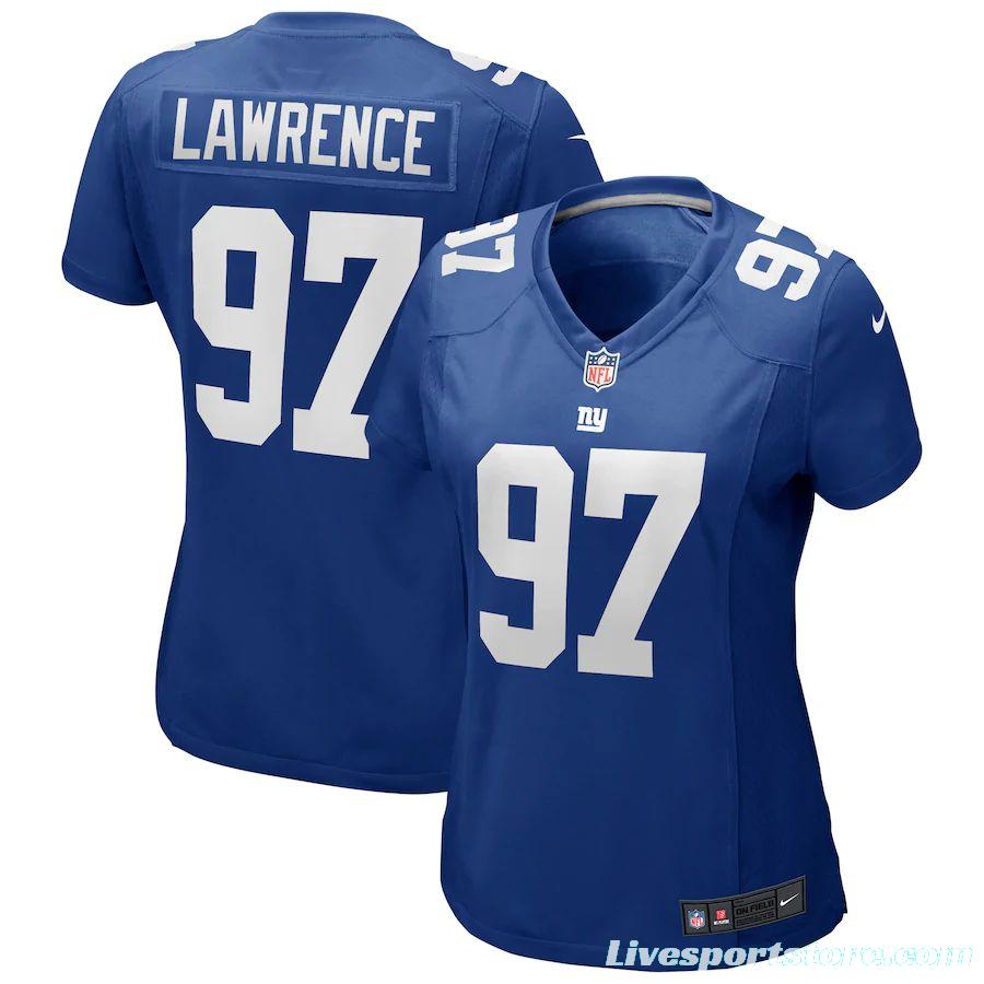 Women's Dexter Lawrence Blue Player Limited Team Jersey