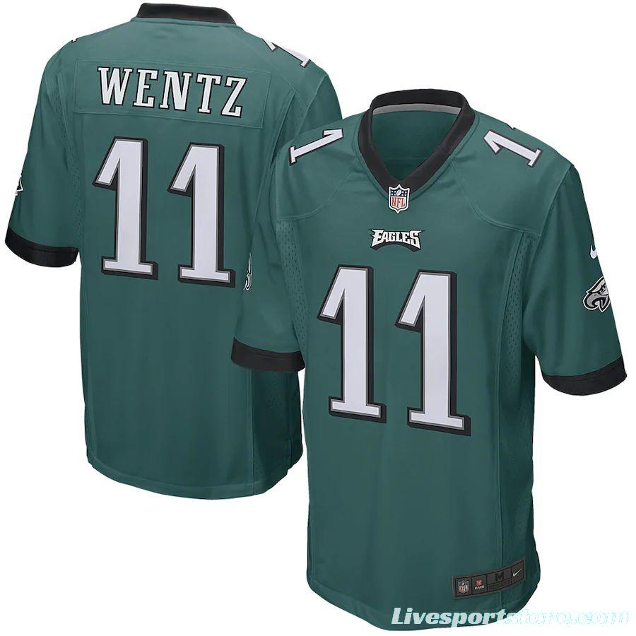 Youth Carson Wentz Green Player Limited Team Jersey