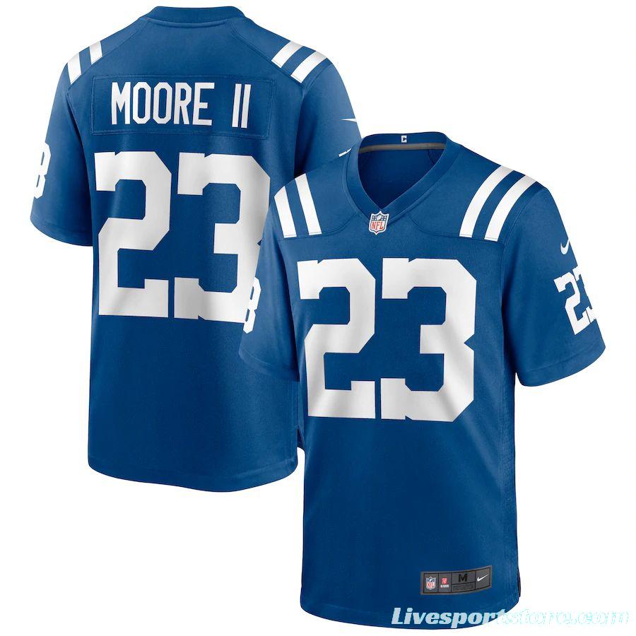 Men's Kenny Moore II Royal Player Limited Team Jersey