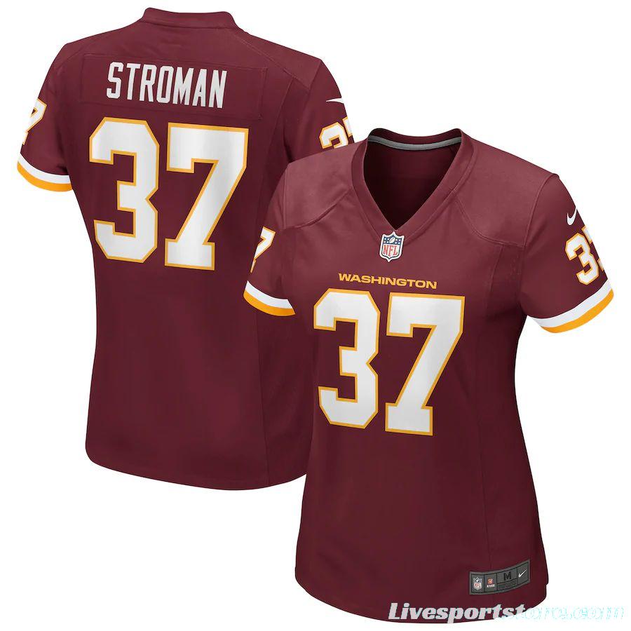 Women's Greg Stroman Burgundy Player Limited Team Jersey