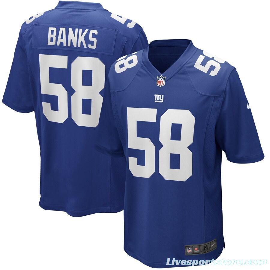 Men's Carl Banks Royal Retired Player Limited Team Jersey