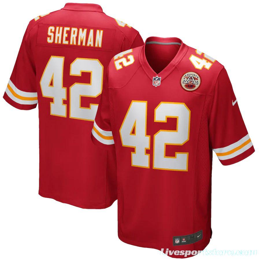 Men's Anthony Sherman Red Player Limited Team Jersey