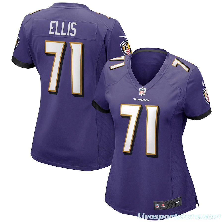 Women's Justin Ellis Purple Player Limited Team Jersey