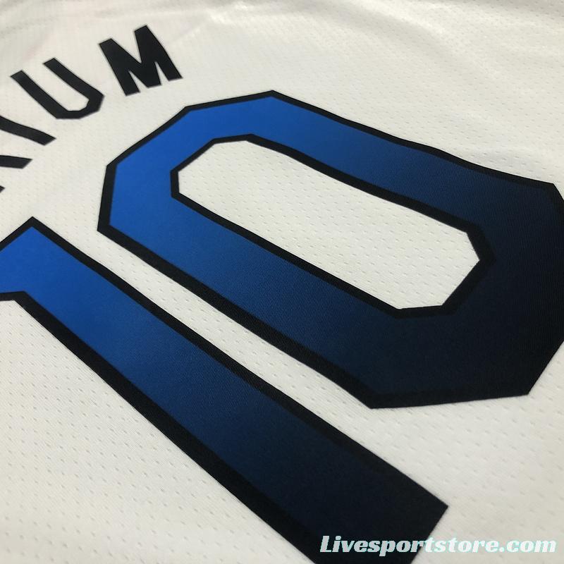 Thai Version Men's Jayson Tatum White USA Basketball Player Jersey