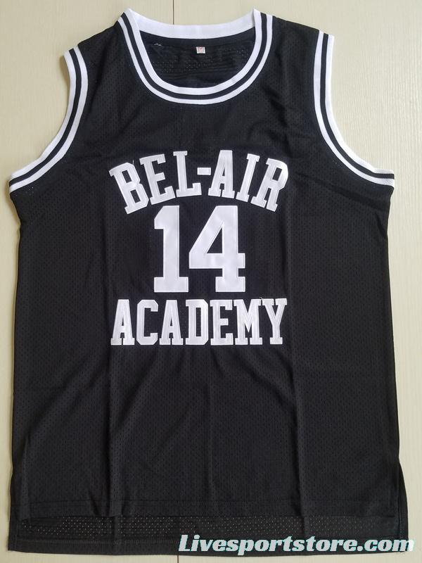 The Fresh Prince of Bel-Air Will Smith Bel-Air Academy Black Basketball Jersey