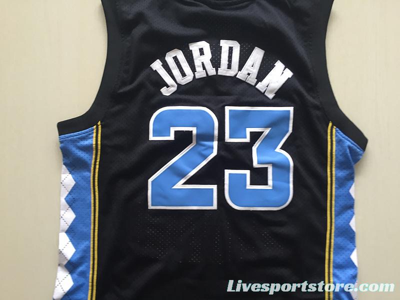 Michael Jordan 23 North Carolina College Basketball Jersey With AJ Logo