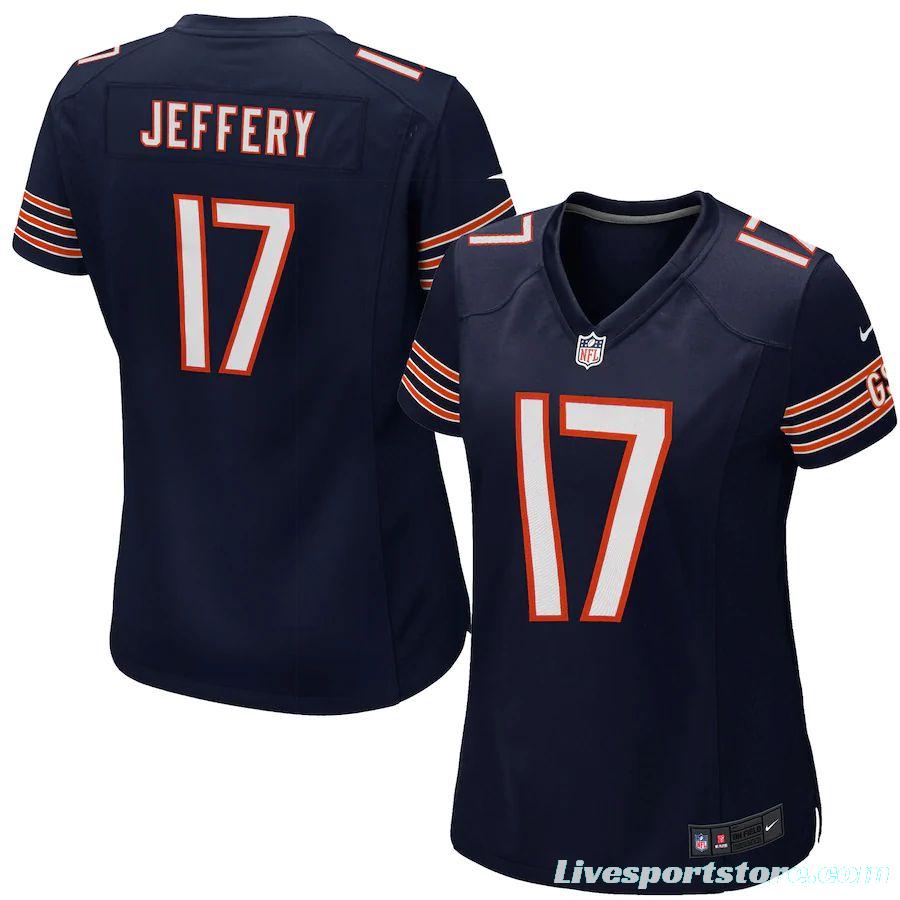 Women's Alshon Jeffery Navy Blue Player Limited Team Jersey