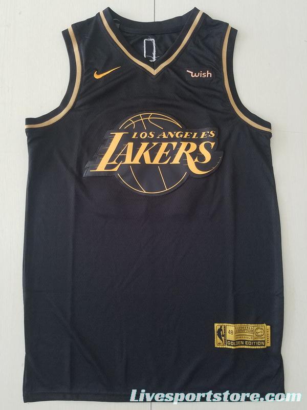 LeBron James 23 Black Golden Edition Jersey