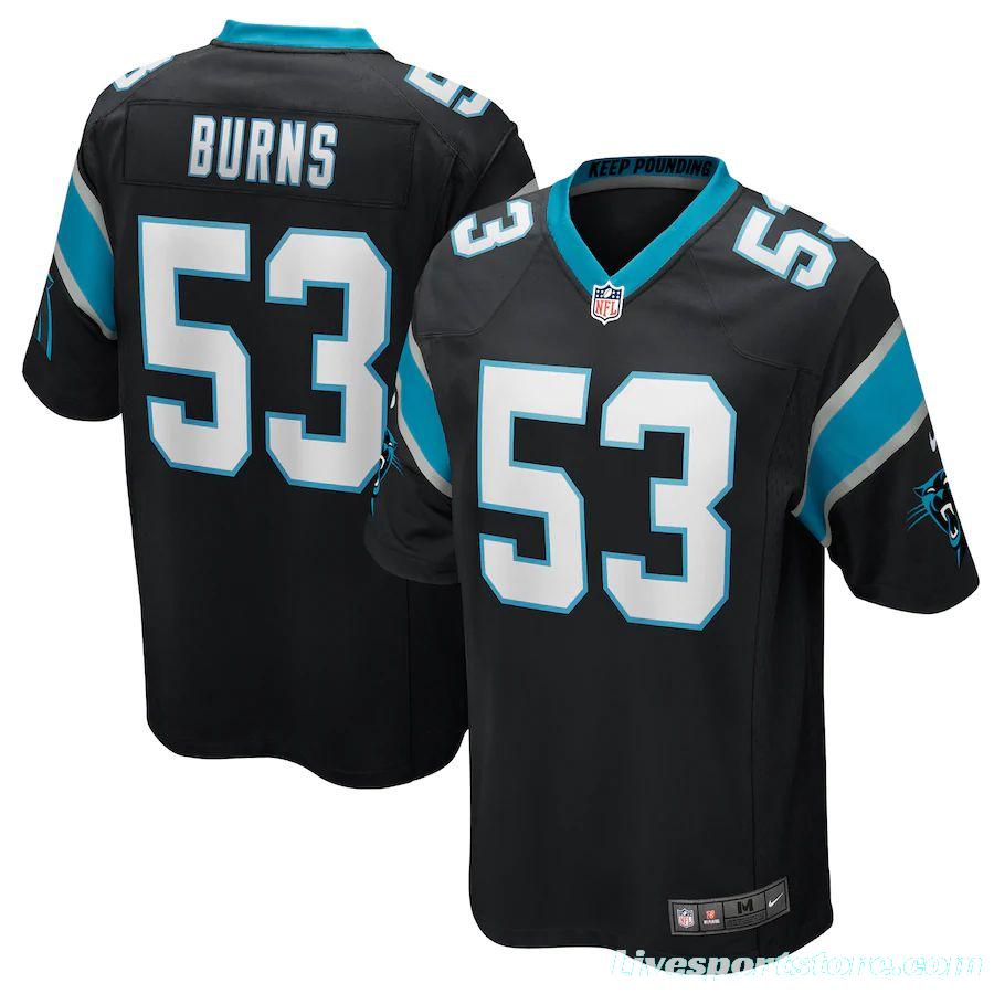 Men's Brian Burns Black Player Limited Team Jersey