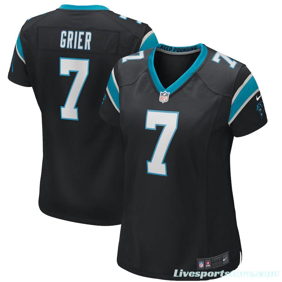 Women's Will Grier Black Player Limited Team Jersey