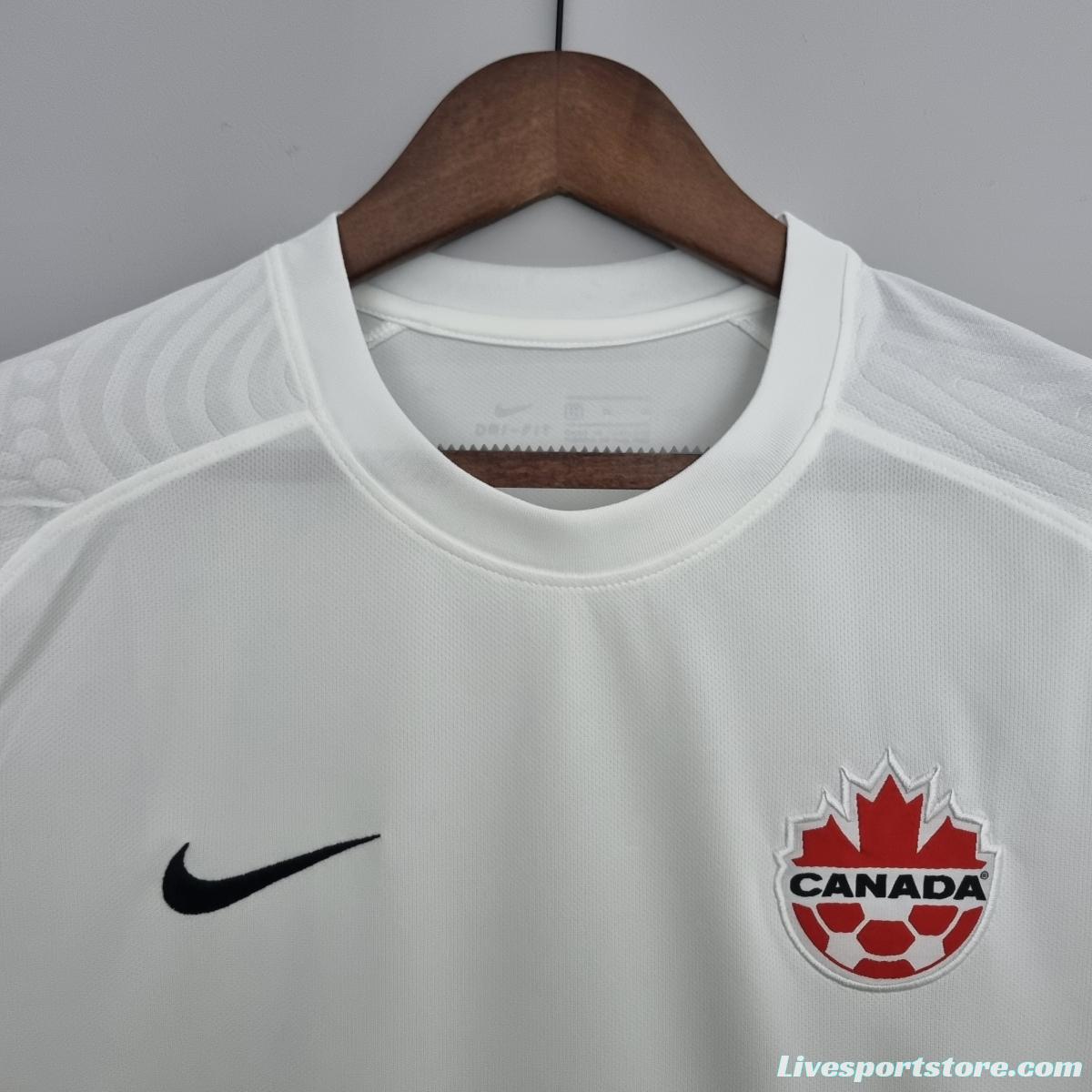 2022 Canada AWAY Soccer Jersey