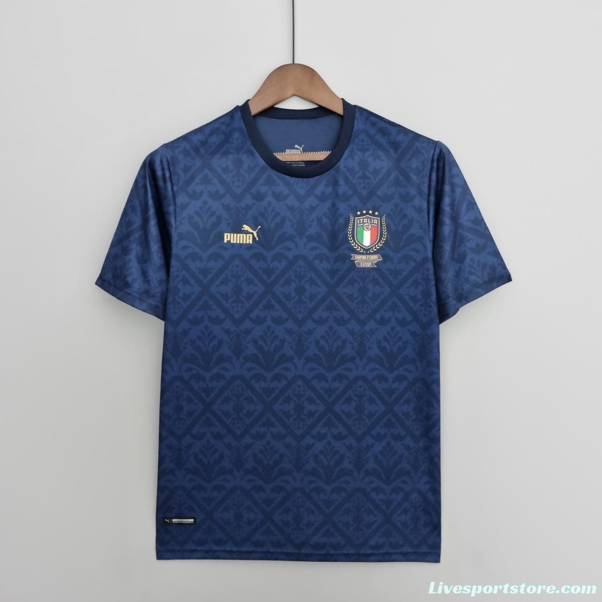 2022 Italian European Championship Special Edition Royal Blue Soccer Jersey