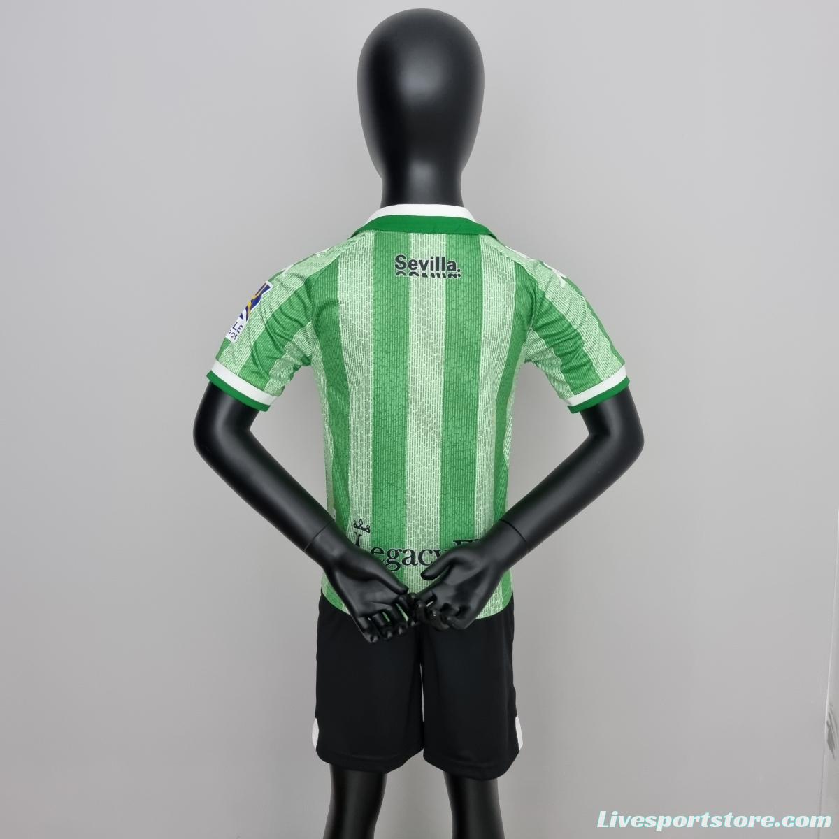 22/23 Real Betis Special Edition kids Soccer Jersey