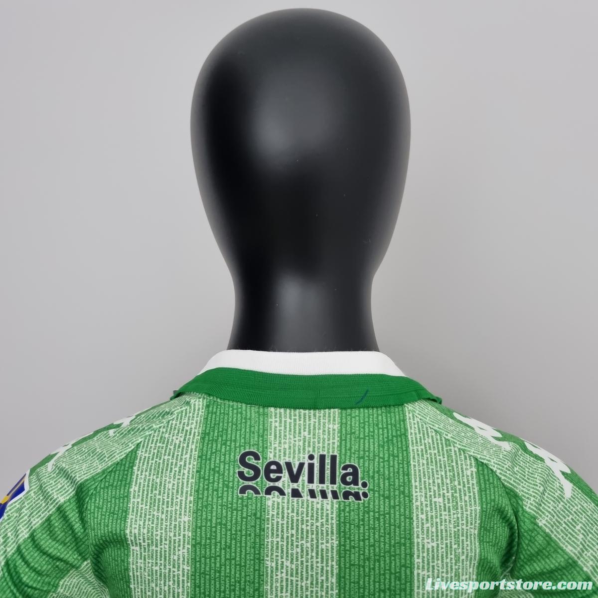 22/23 Real Betis Special Edition kids Soccer Jersey