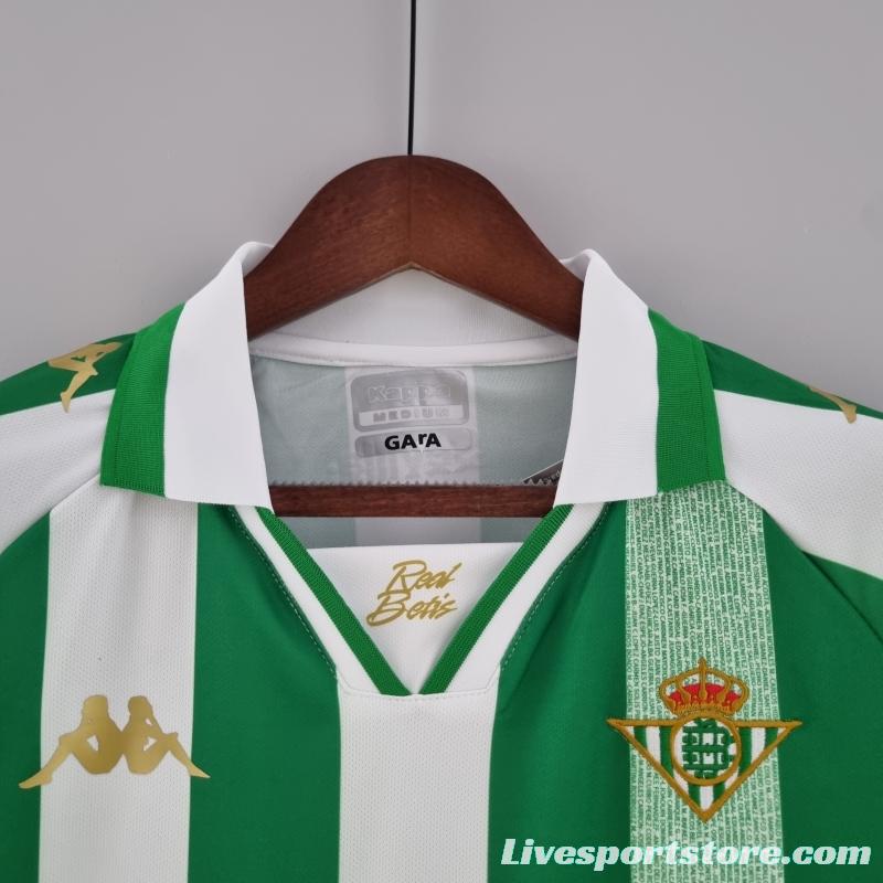 22/23 Real Betis King's Cup Version Home Soccer Jersey