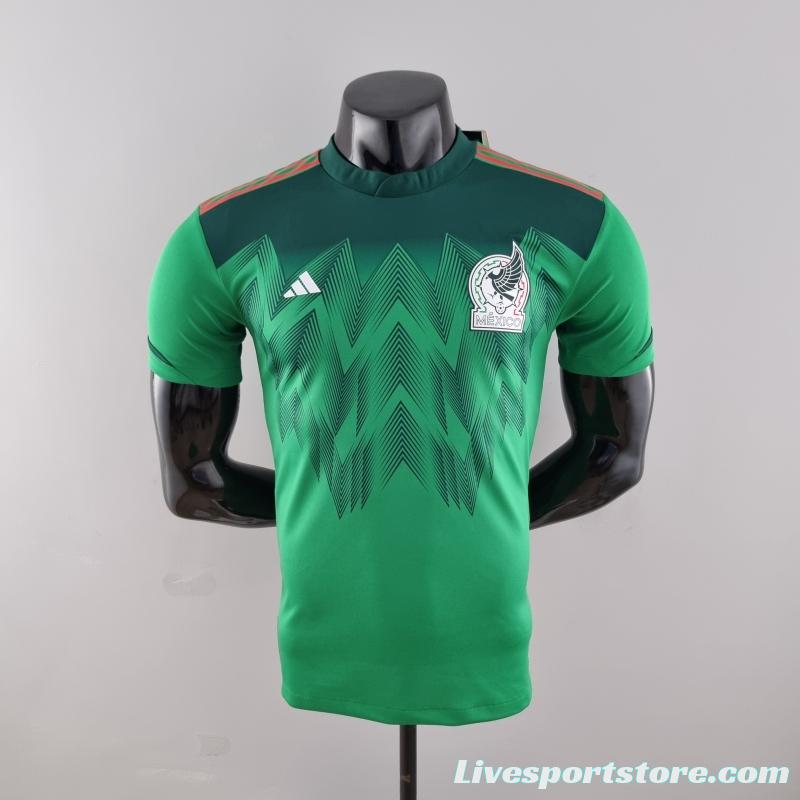 Player Version 2022 Mexico Home Soccer Jersey