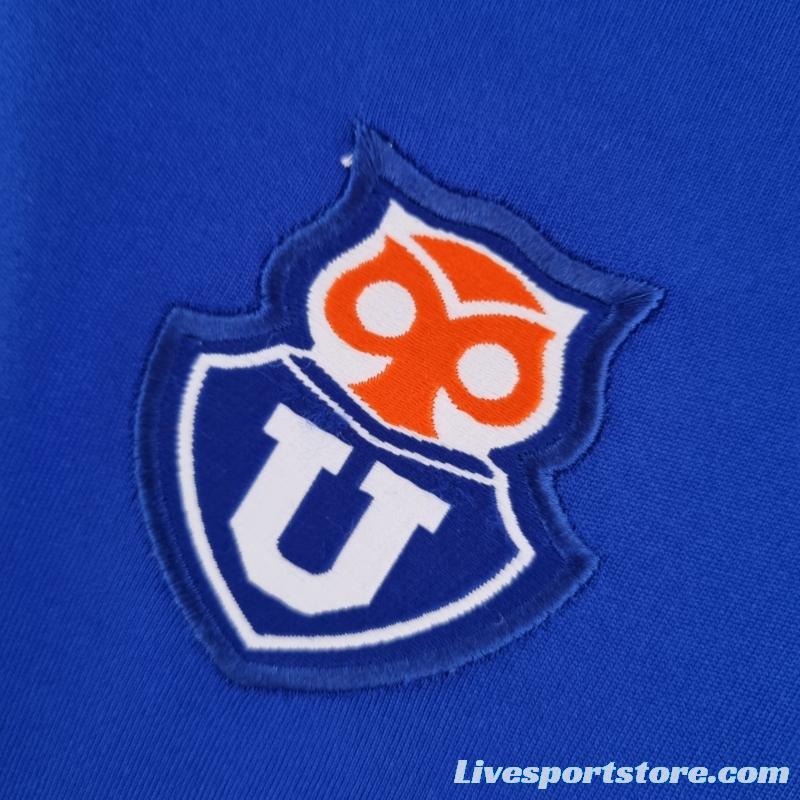 Retro 2011 Long Sleeve Universidad De Chile Home Soccer Jersey